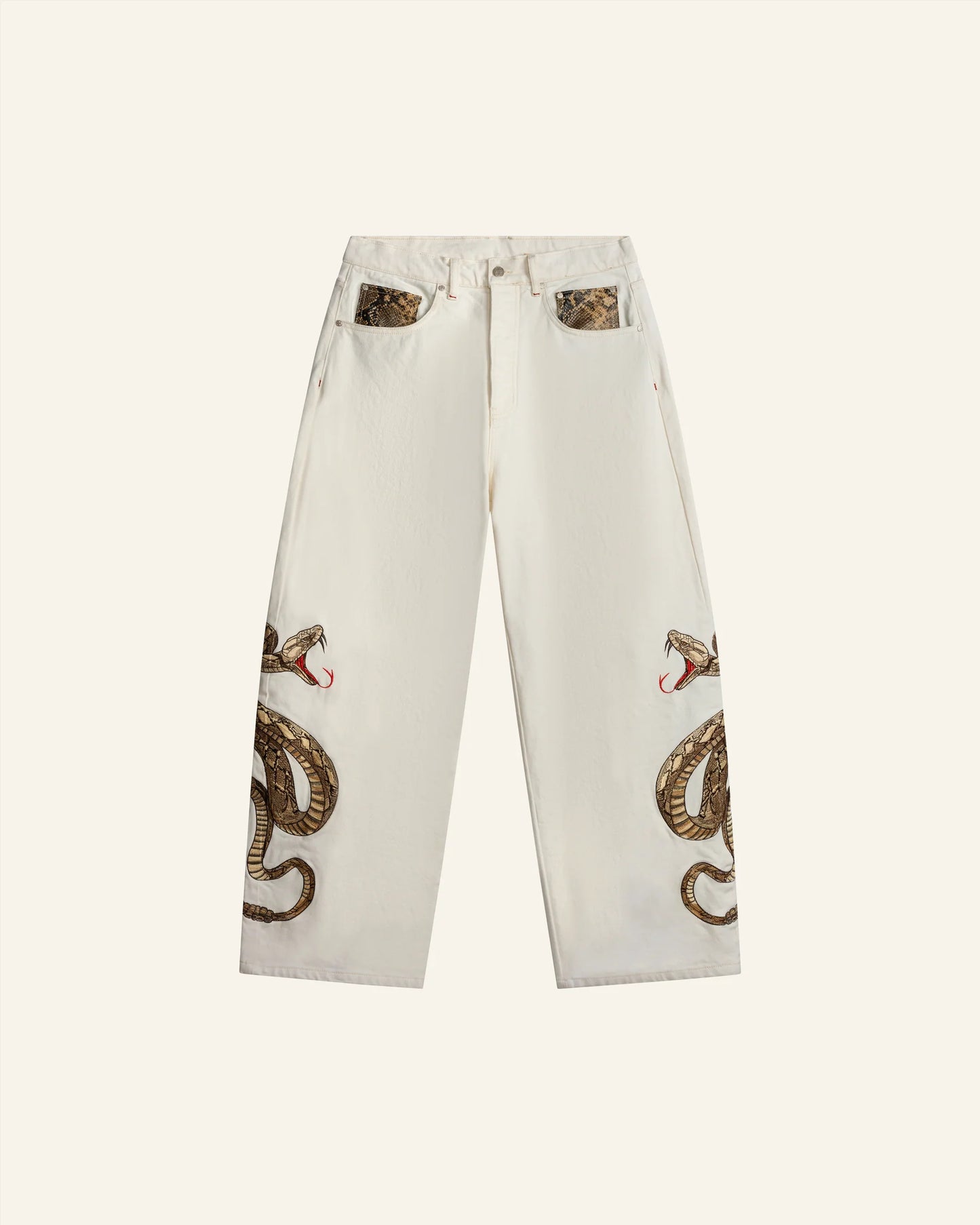 Snake Graphic Jeans