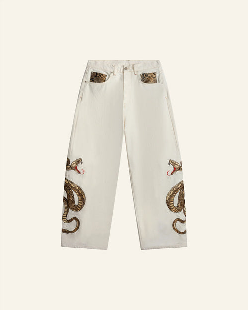 Snake Graphic Jeans