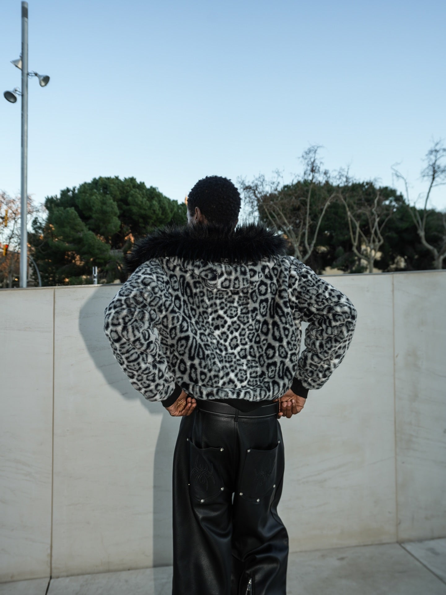Reversible Leopard Zipup