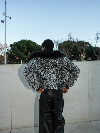 Reversible Leopard Zipup
