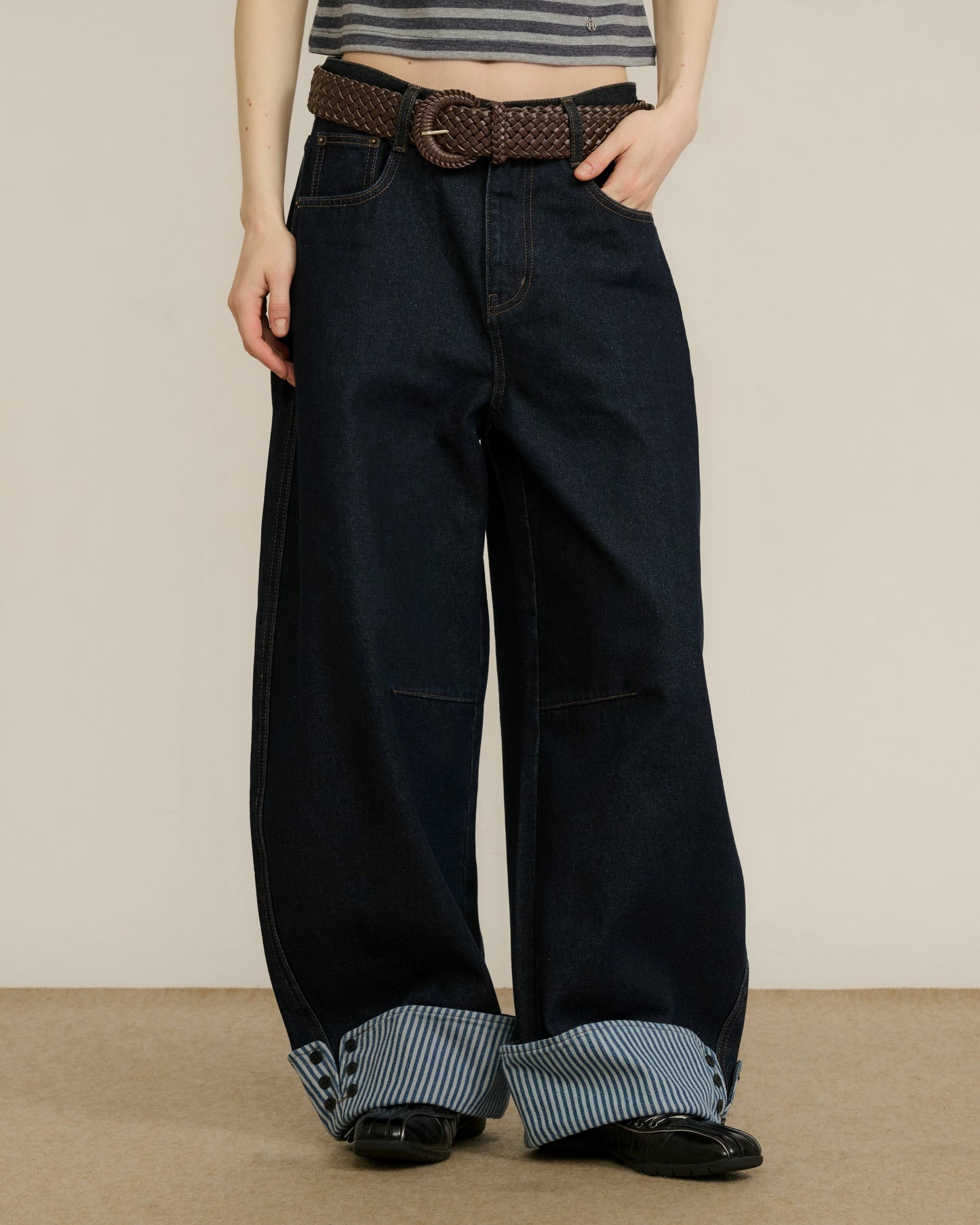 Rollup Baggy Pants