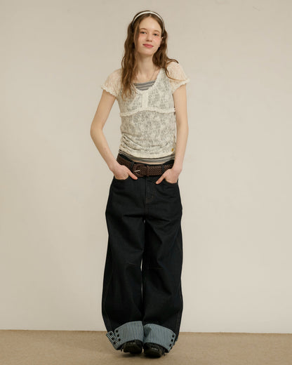 Rollup Baggy Pants