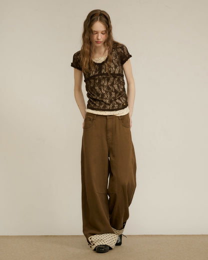 Rollup Baggy Pants